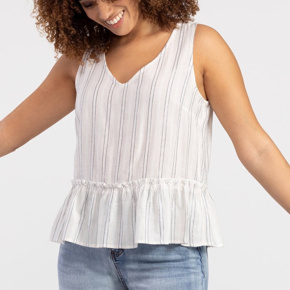 NWOT -- Tribal Jeans Cami with Ruffle Top - Size XL